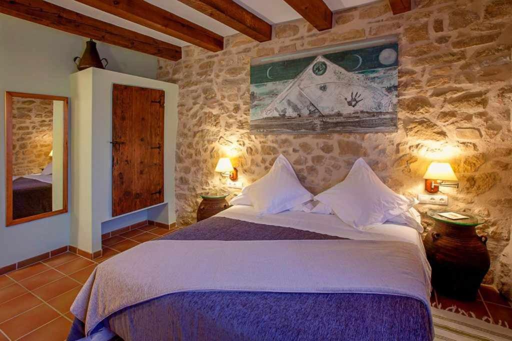 Hotel Casa rural restaurante Mas Del Rei Calaceite Habitación foto